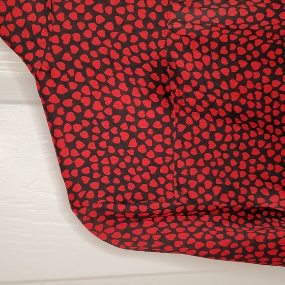 ❤❤❤ Valentine's Heart Romantic Blouse! NWOT Size Small ❤❤❤ - Picture 12 of 16